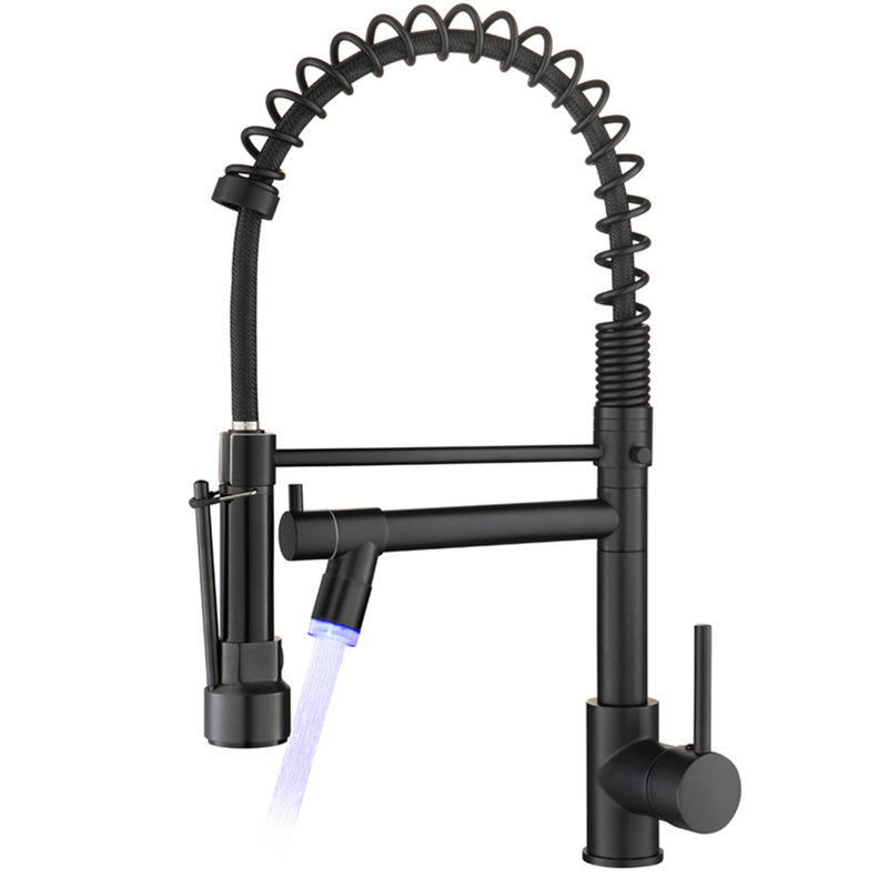 Robinet de lavabo de cuisine à DEL Led