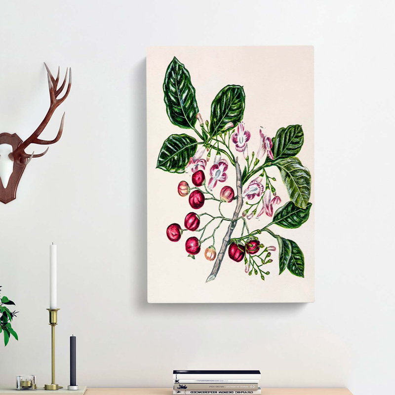 Puriri Vitex Lucens Flowers by Sarah Featon - Wrapped Canvas, 50cm H x 35cm W x 3cm D