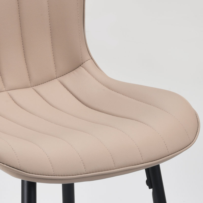 Tabouret de comptoir rembourré 27 po avec structure en métal , Kaki