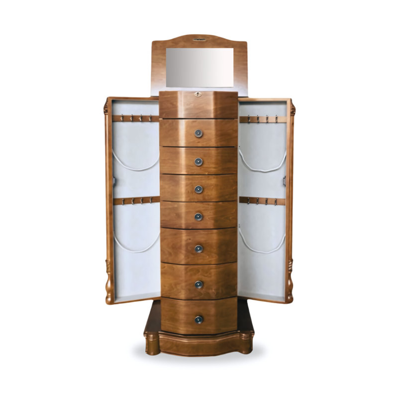 Armoire pour bijoux avec miroir Jovany