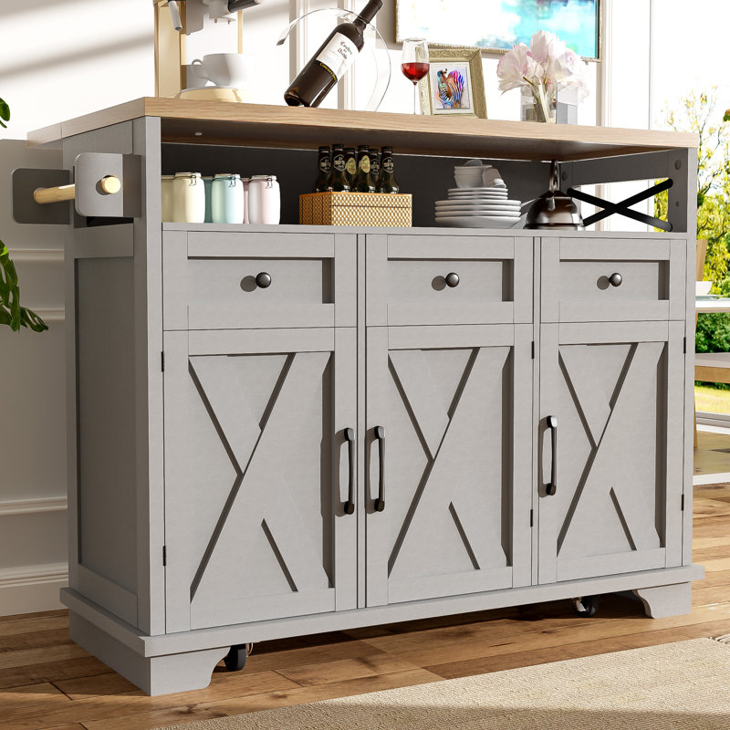 Kitchen Cart, Grey