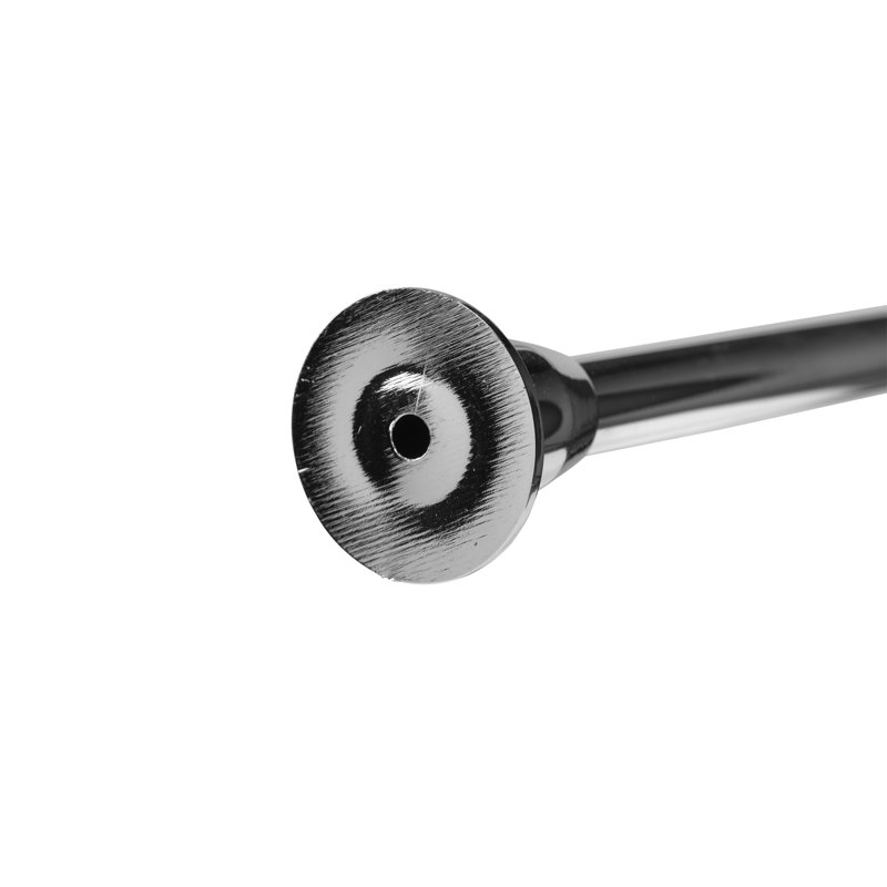 252cm Curved Shower Curtain Pole & Hook Set