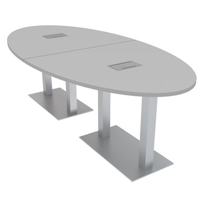 Oval Conference Table with Power and Data