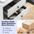 60'' Wall Mounted Double Bathroom Vanity Base Only