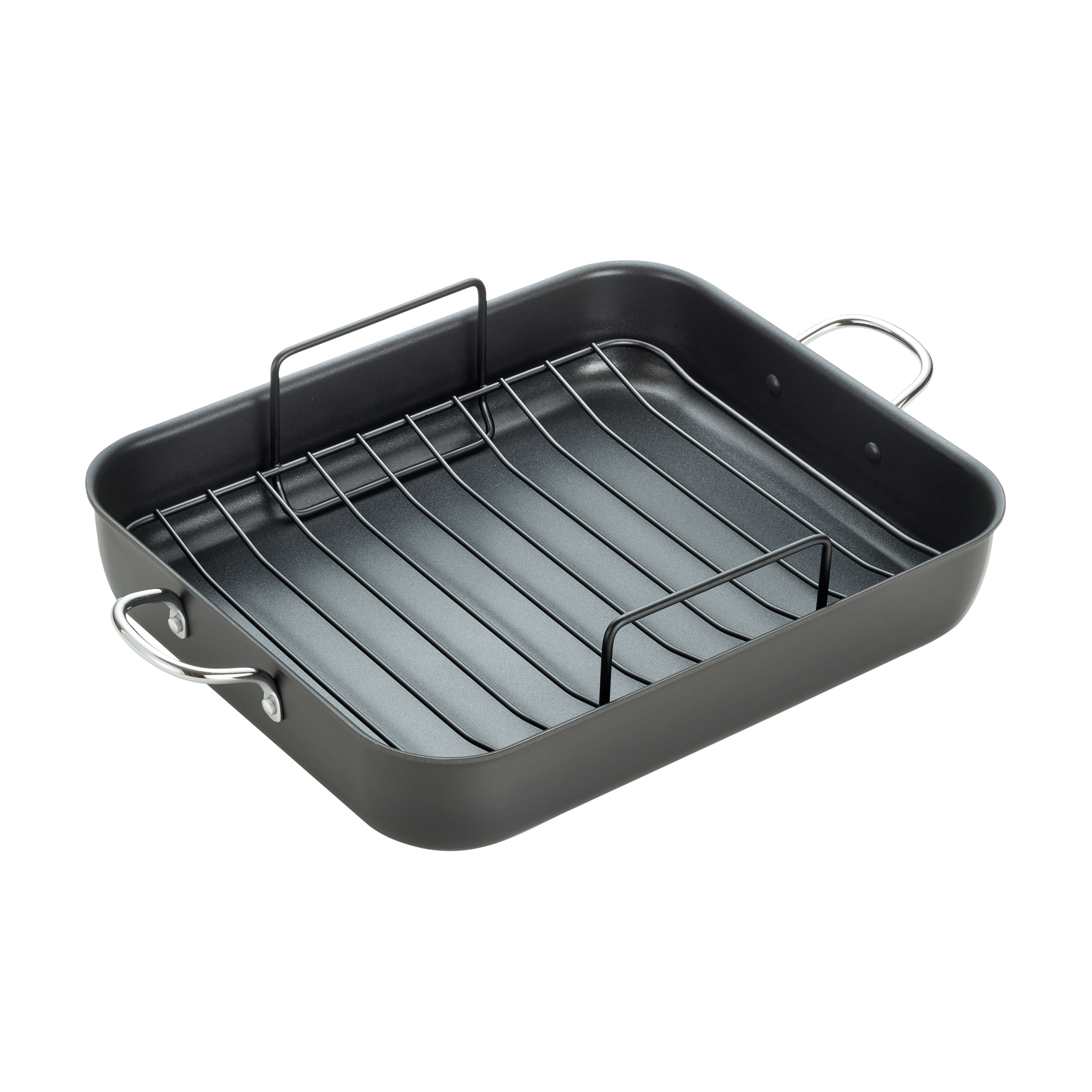 Tfal 14 in. NonStick Hard Anodized Aluminum Roasting Pan & Reviews