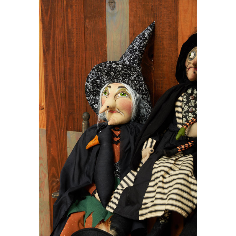 Prue Sorceress Joe Spencer Gathered Traditions Halloween Art Doll Figure