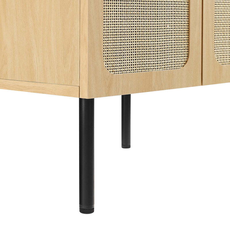 Meuble-lavabo simple 24,5 po avec plateau en bois Modway, Chêne / noir, Blanc