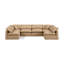 Canapé modulaire en similicuir 6 pièces Itala-94482531
