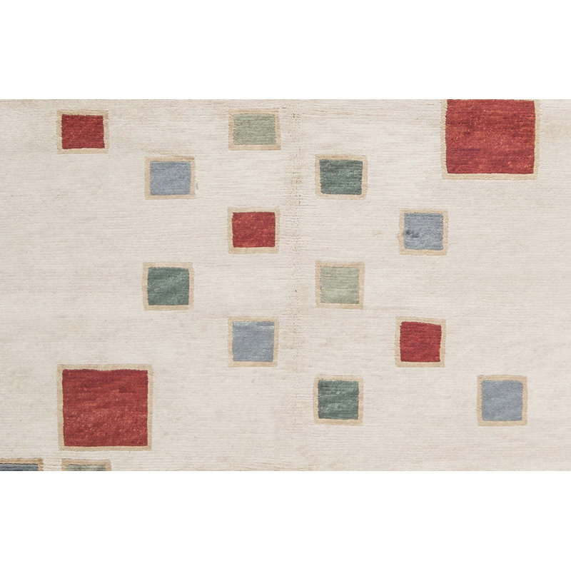 Tapis rouge noué à la main de haute qualité
