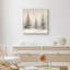 «Christmas Vintage Winter Landscape Pine Tree Holiday Neutral Decor», reproduction d'art sur toile encadrée-121501160-121501162