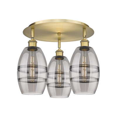 Dundrod Glass Flush Mount