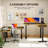 L-Shaped Standing Desk, Ergonomic Large Computer Table with Left and Right Interchangeable Installation, Adjustable Height Electric Desk With Memory Controller，63"x 55", Retro brown-209399869