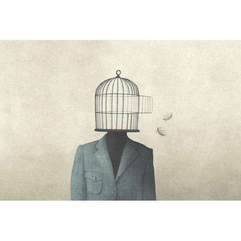Locked Up - Wrapped Canvas Print, 81cm H x 122cm W x 3.8cm D