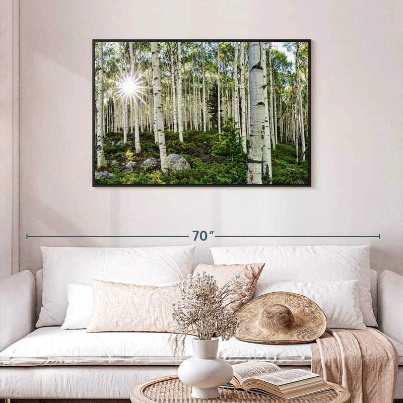 Harnek Aspen Forest Sunburst, H 29 po x l 43 po