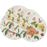 CounterArt Blessed By Nature 4 Pack Round Reversible Placemats