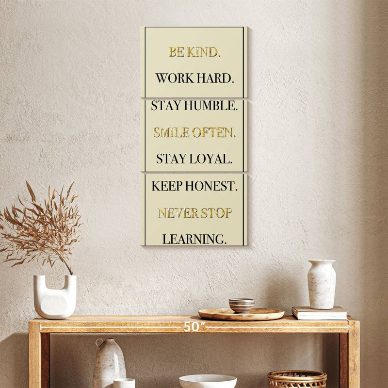 Office Be Kind, 38" H x 18" W