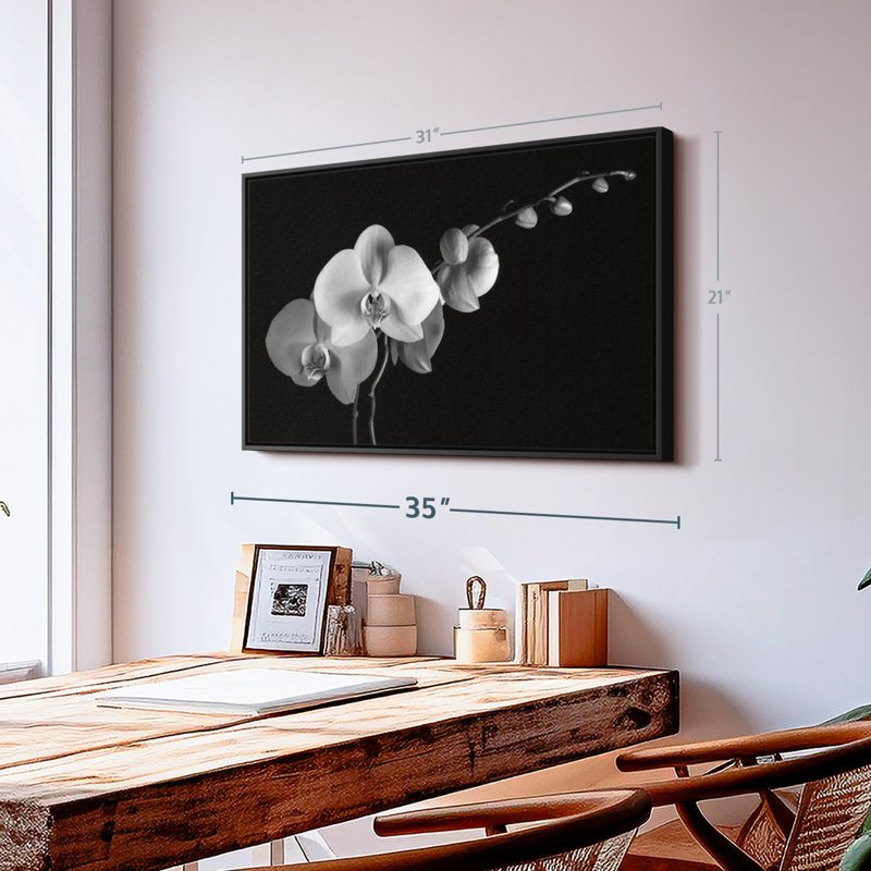" Moth Orchids II ", 21" H x 31" W