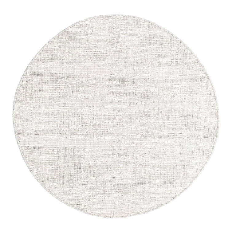Bruss Gray Indoor/Outdoor Modern Rug