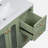 36" Single Bathroom Vanity With Ceramic Sink Top-1533717751