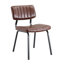 Ensemble de salle à manger rond 5 pièces en verre trempé avec chaises en similicuir-173839657-173839655