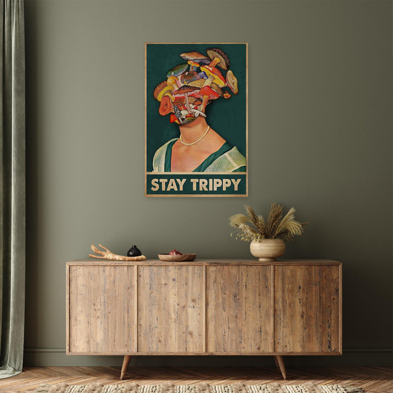 «Stay Trippy», impression sur toile tendue, H 20 po x l 16 po x P 1,25 po