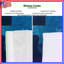 Rideaux à motifs géométriques bleus abstraits, voilages et voilages abstraits - 1 panneau-911508595-911508594