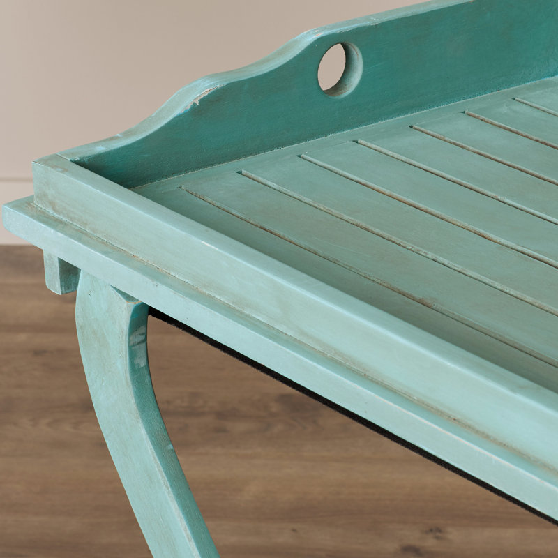 Table-plateau, Bleu maisonnette de plage
