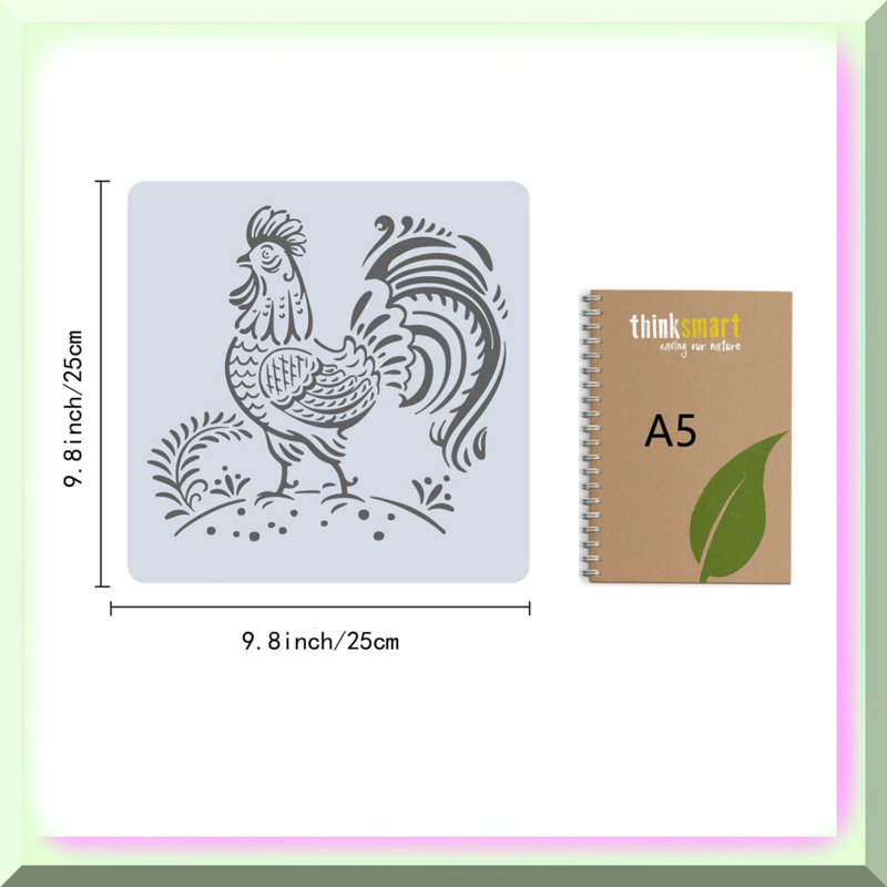 Farm Animal Rooster Bird Template