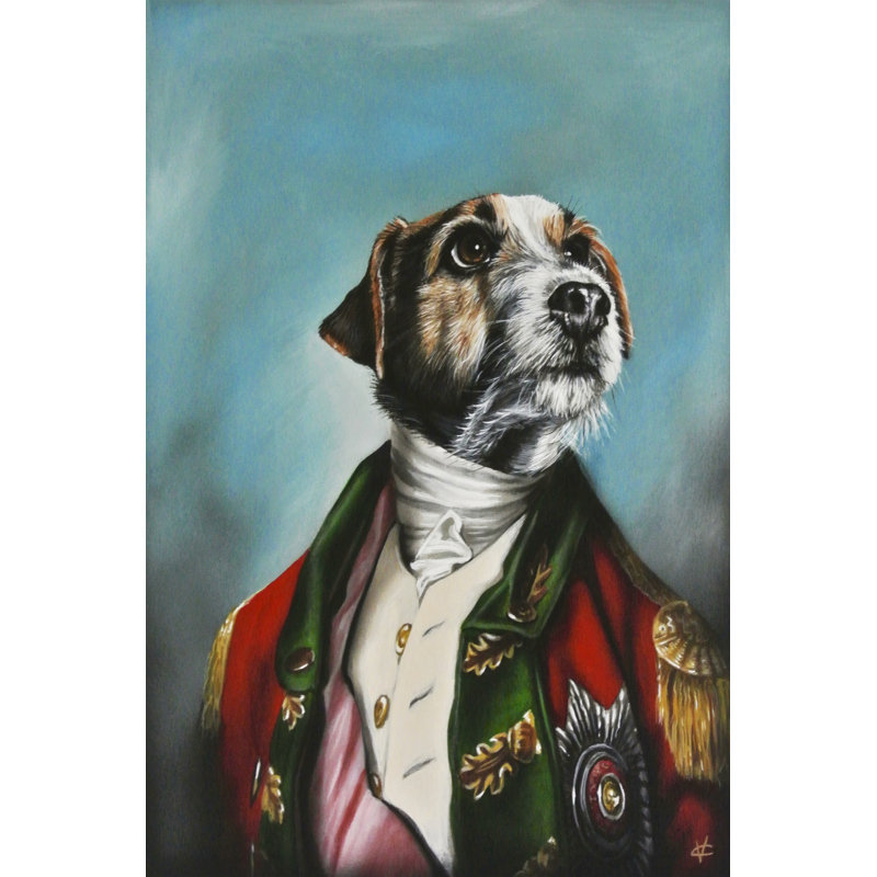 Duke by Victoria Coleman - Wrapped Canvas Painting, 30cm H x 20cm W x 3.8cm D