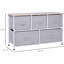 Commode cubique 40 po avec 5 bacs amovibles pour le couloir de la chambre à coucher