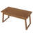 55” Mid-Century Modern Executive Desk With Drawer, Solid Wood Writing Computer Desk For Home Office, Rustic Walnut Brown Workstation Table For Laptop, Study, Or Workspace.