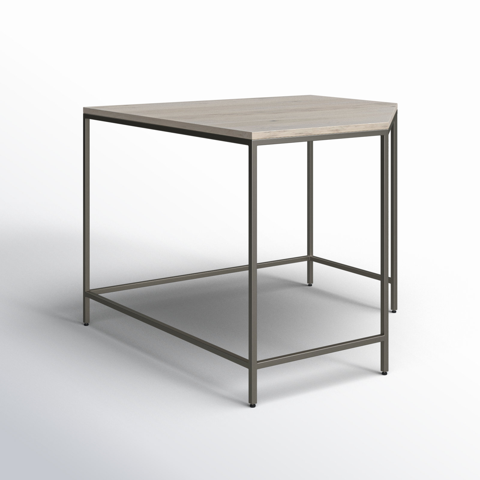 Loki 41" Corner Writing Desk, Dove Poplar