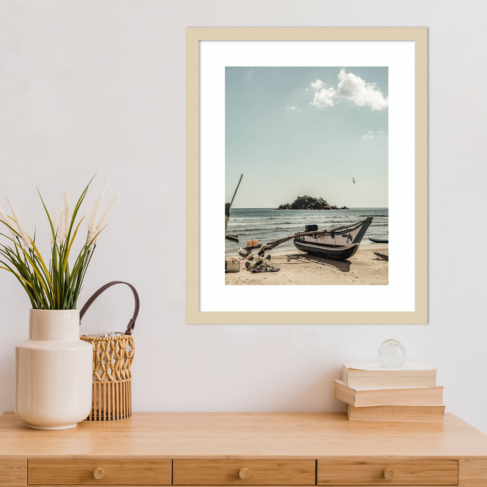 Daisey "Of the Sea" Print by Shot by Clint, Brown, 21" H x 17" W