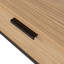 Silas Solid Wood Top Metal Base Writing Desk