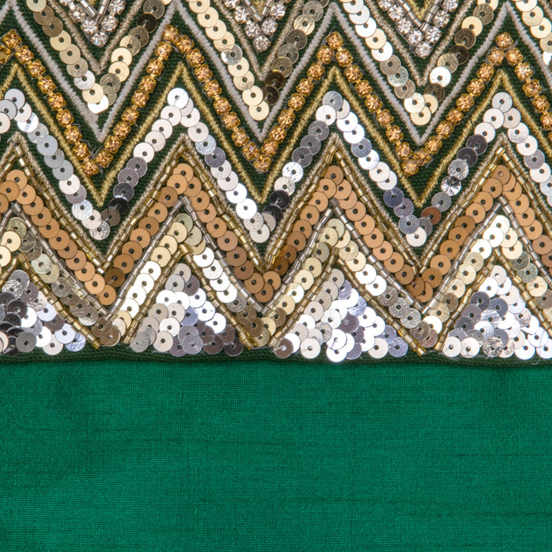 Bas à paillettes, Vert