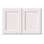 Armoire murale de cuisine blanche Casain l 36 po x H 24 po x P 12 po CASAINC