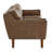 Hewett Tan Oxford Leather Sofa