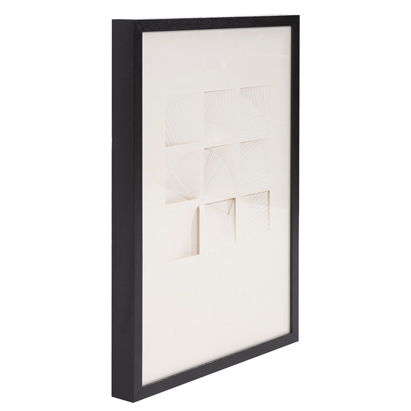 Dimensional Paper Squares - Shadowbox, impression