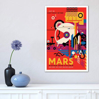 Mars by NASA - Wrapped Canvas Print