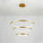 Thida 3 - Light LED Geometric Chandelier-240038345