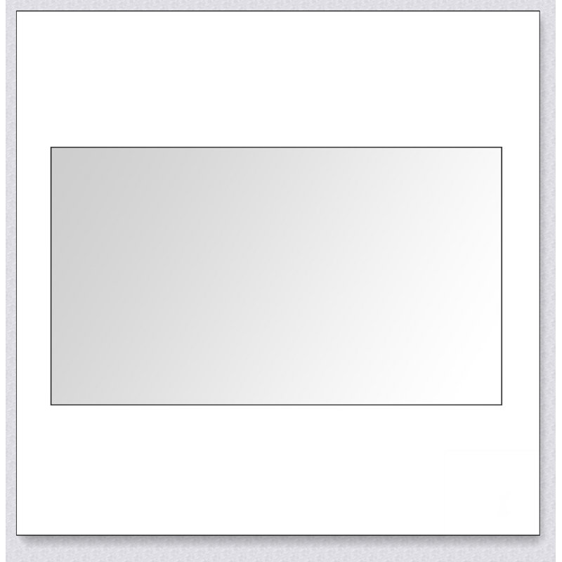 84 x 48 Inch Bathroom Mirror With Aluminum Frame, Rectangle Wall Mounted Vanity Mirror, 48" x 84", Matte Black