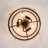 Jairdan 3-light Drum Semi Flush Mount