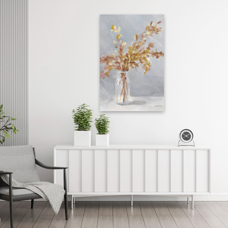 Automne et campagne brune, art d'automne II, H 36 po x l 24 po