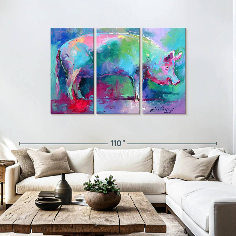 Brampt Pig II, 48" H x 74" W