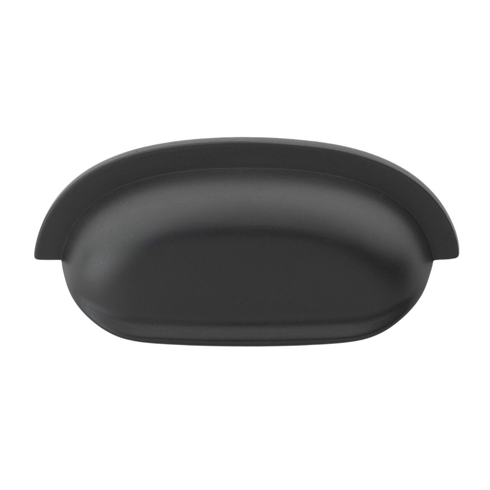 Cup/Bin Pull, Matte Black