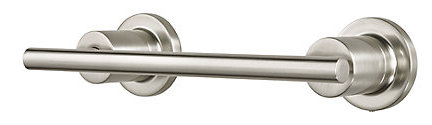 Porte-papier hygiénique mural Contempra, Nickel brossé