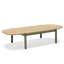 Terra Outdoor Oval Teak Coffee Table-1470371767