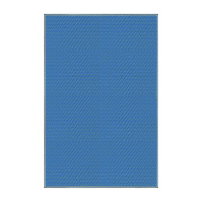 Tapis bleu en laine