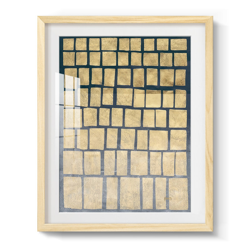 Imprimé bleu Yonder - impression encadrée, Naturel, H 28,5 po x l 20,5 po