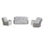 Causeuse inclinable grise